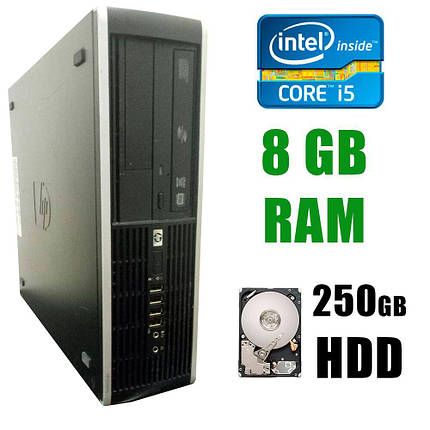 HP 8100 SFF / Intel® Core™ i5-650 (2(4)ядра з 3.2 - 3.46 GHz) / 8GB DDR3 / 250GB HDD, фото 1