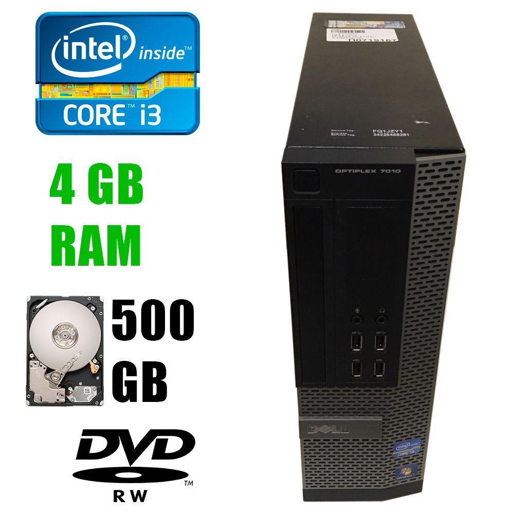 Dell 7010 SFF / Intel® CoreTM i3-3240 (2(4)ядра по 3.40GHz) / 4GB DDR3 / 500GB HDD / DVD-RW / Ціна вказана з НДС