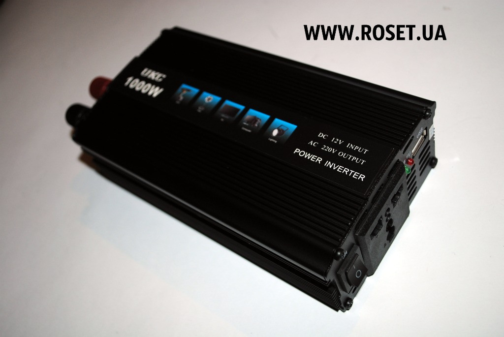 Перетворювач електроенергії інвертор UKC Inverter I-Power SSK 1000W, фото 1