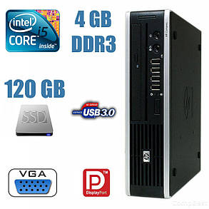 HP Compaq Elite 8300 USFF / Intel Core i5-3470S (4 ядра по 2.90-3.60 GHz) / 4 GB DDR3 / 120 GB SSD / USB 3.0, фото 1