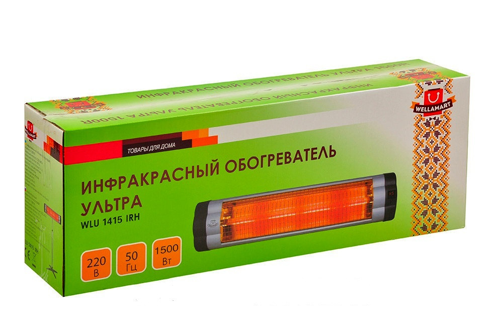 Інфрачервоний обігрівач Ультра 1500 WLU 1415 IRH з пультом ДУ
