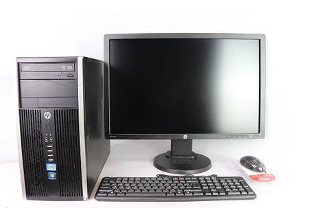 HP Compaq Elite 8300 Tower / Intel Core i5-3470 (4 ядра по 3.2 - 3.6 GHz) / 4 GB RAM / 320 GB HDD + HP Z24I / 24" (1920x1200) AH-IPS LED / DVI, USB,, фото 2