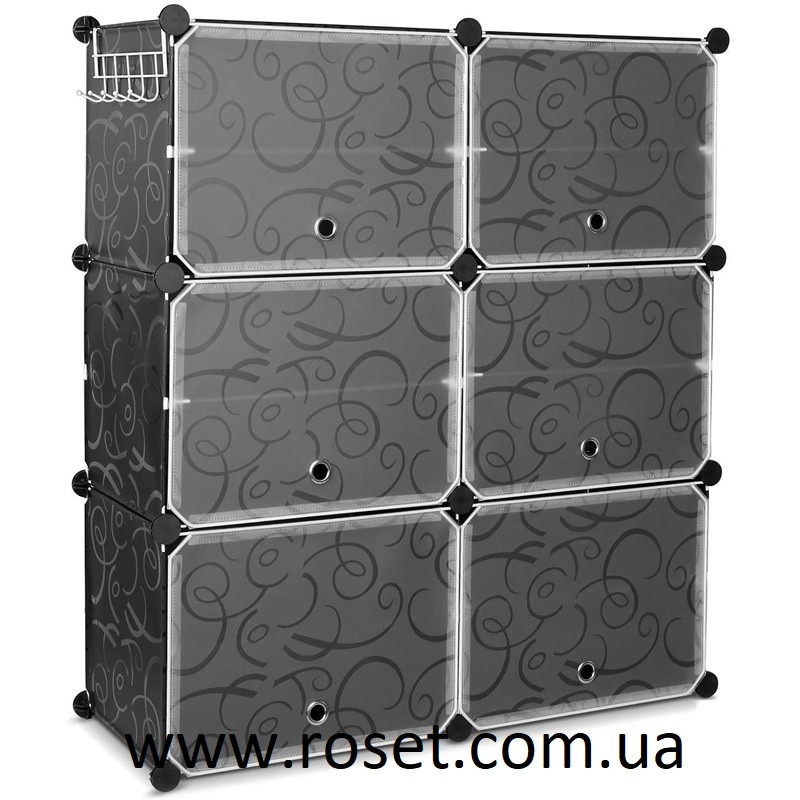 Пластиковий універсальний шафа DIY Plastic Storage Cabinet (12 полиць)