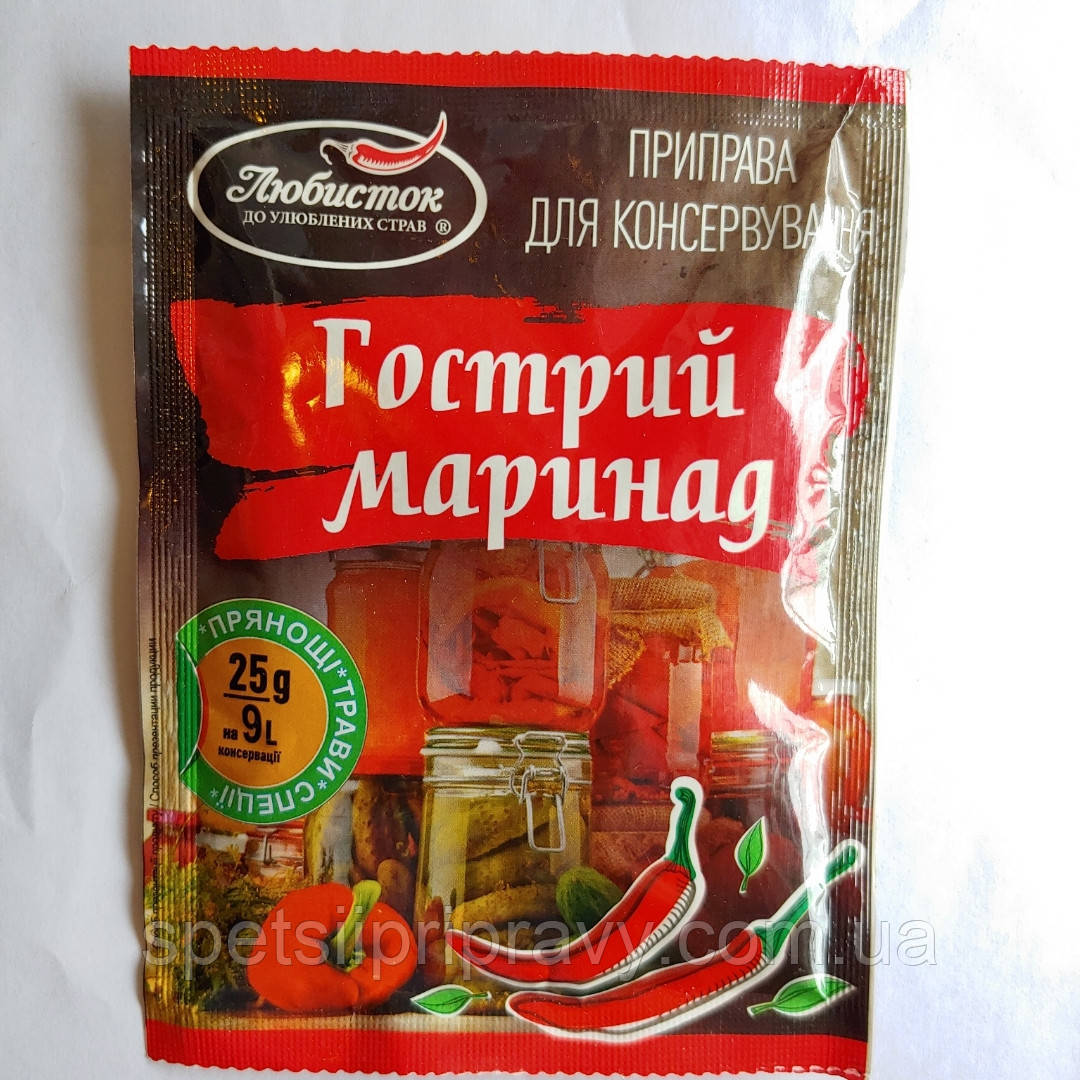 Суміш для консервування «Гострі маринад» 25 г