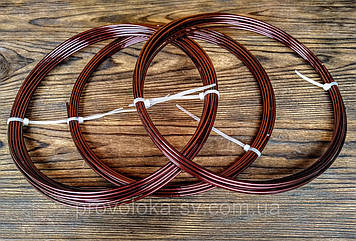 Дріт Алюмінієвий Коричнева 0,6 мм ОПТОВІ ЦІНИ на 10, 20, 50, 100, 200 метрів