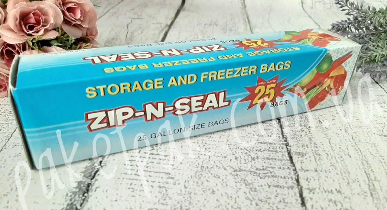 Пакеты для заморозки с замком 16.5 x 22.5 см (уп-25 шт), zip-lock пакеты с струнным замком застежкой, грипперы