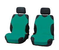 Чехлы-майки Elegant на передние сидения зеленые EL 105 246