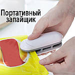 Запаювач пакетів Adna Mini Pack 2в1 ручний запайщик пакетів побутовий. Білий, фото 3