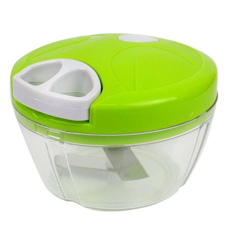 Ручний кухонний подрібнювач Easy Spin Cutter (Green) | Міксер, блендер шинкування