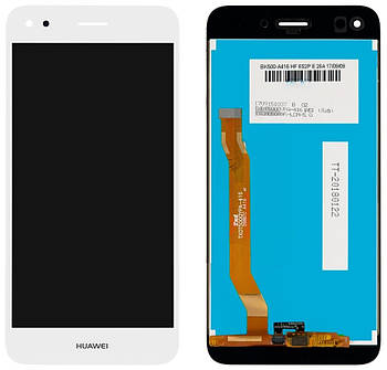 LCD Дисплей Модуль Екран для Huawei Nova Lite 2017 SLA-L22, Y6 Pro 2017, P9 Lite mini + тачскрин, білий
