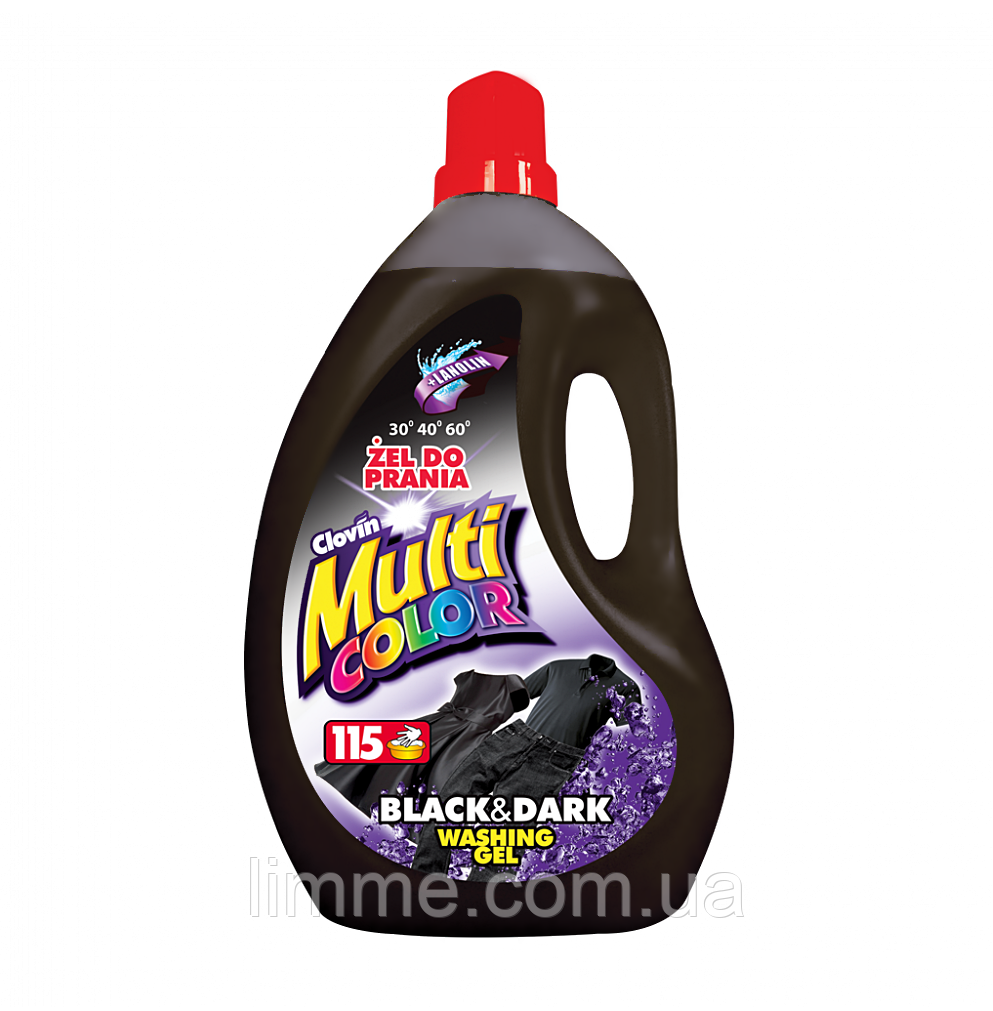 Пральний порошок для темних і чорних речей Multi color Black & Dark 4 л.
