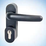 Антипаника G-U для 2-створчатой штульповой двери с 3-точечным запиранием с внешней ручкой, фото 7