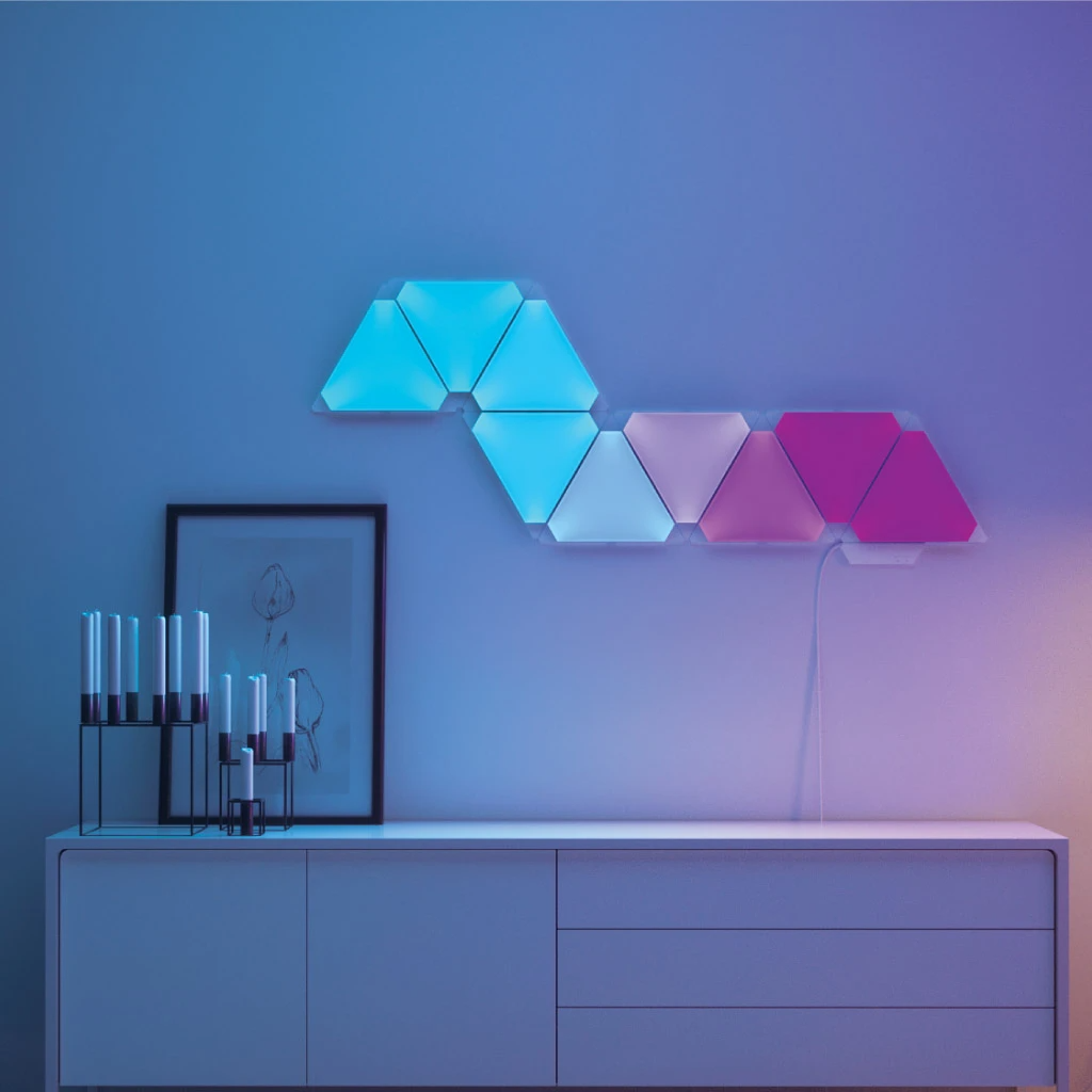 Комплект умных световых панелей Nanoleaf Smarter Kit Rhythm Edition - 9 шт. - фото 6 - id-p1213581091