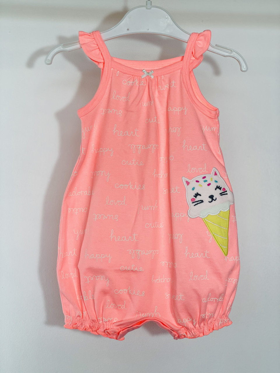 Пісочник для дівчинки Carters 16556919 3 міс 55-61 см Помаранчевий