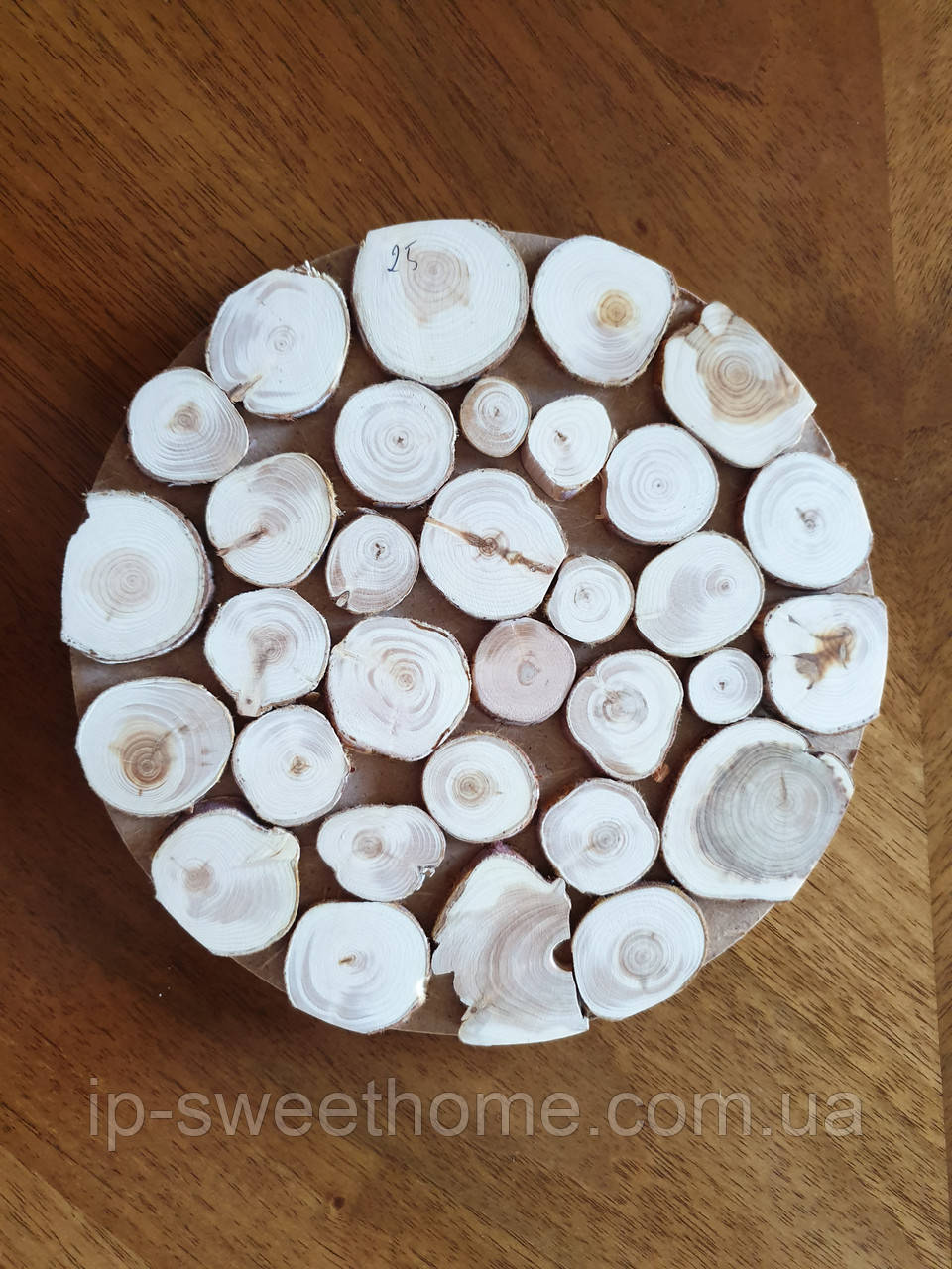 Дерев'яна підставка під гаряче двохсторонній