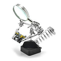 Третя рука для паяння JM-506 стійка Ø 60мм, 2.5x (аналог ZD-10G)