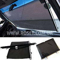 Автомобильная солнцезащитная шторка-ролет на присосках - Sun Shield 68х125 см