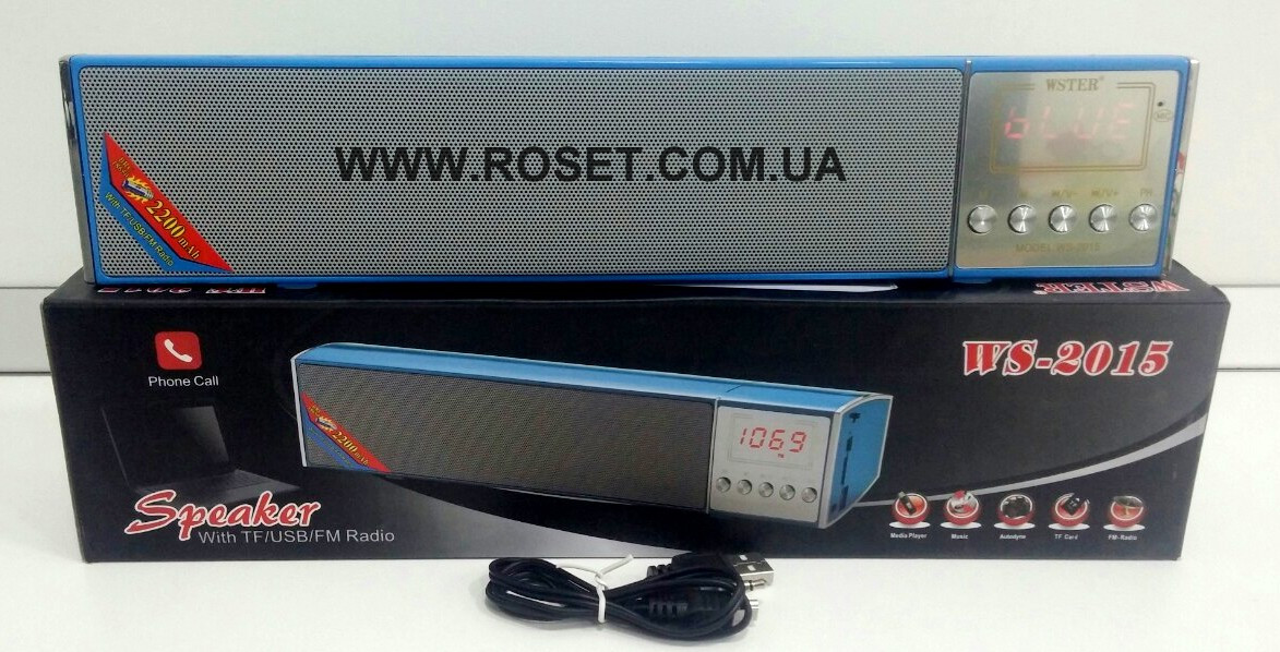 Бездротова блютуз колонка Bluetooth Speaker WS-2015