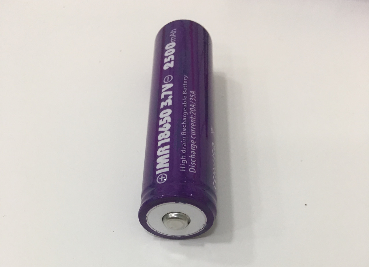 Акумуляторна батерея Efest 3.7V 18650 2500 mah - перезарядна батарейка - фото 3 - id-p1014416053