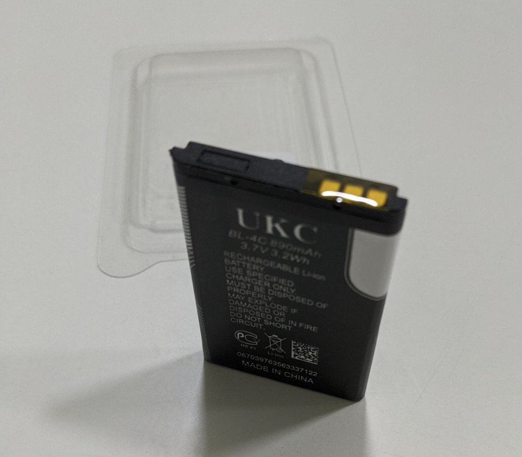 Аккумулятор для телефона UKC BL-4C 890 mAh (ID#1091043202), цена: 95 ?,  купить на Prom.ua