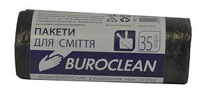 Пакети для сміття Buroclean 35л50шт чорні 10200015