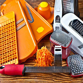 Терки пластик і дерев'яні