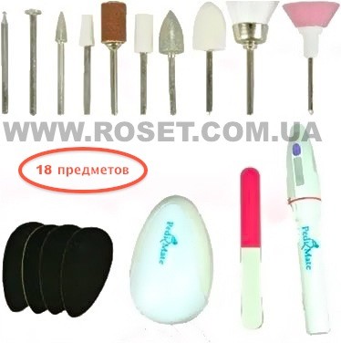 Педікюрний набір Pedi Mate Педі Мейт 18 предметів, фото 1