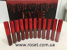 Набір стійких матових помад - Kylie Matte Liquid Lipstick (12 шт)