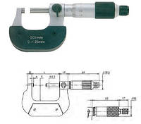 Микрометр для наружных диаметров 100-125