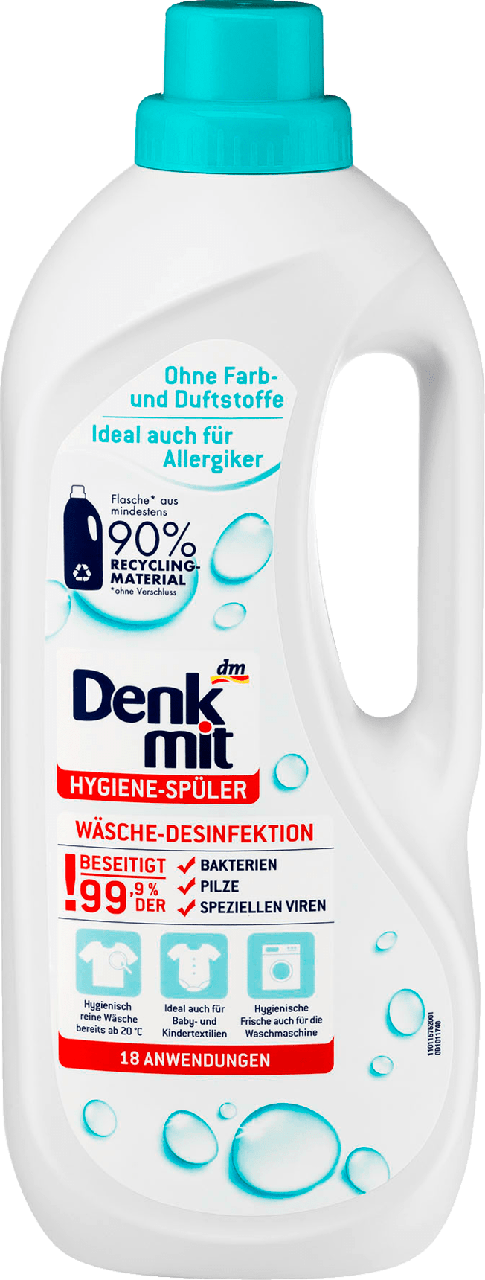 Гігієнічний ополіскувач для білизни Denkmit Hygienespüler, Sensitive, 1.5 L