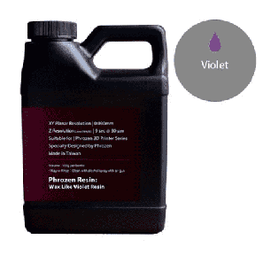 Фотополімерна смола Phrozen Wax-Like Violet Castable Resin (ливарна смола з високим вмістом воску) 500 мл, фото 3