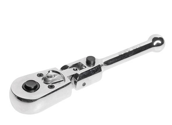 Тріскачка на шарнірі з фіксацією 1/4" 124мм 3012 JTC, фото 1