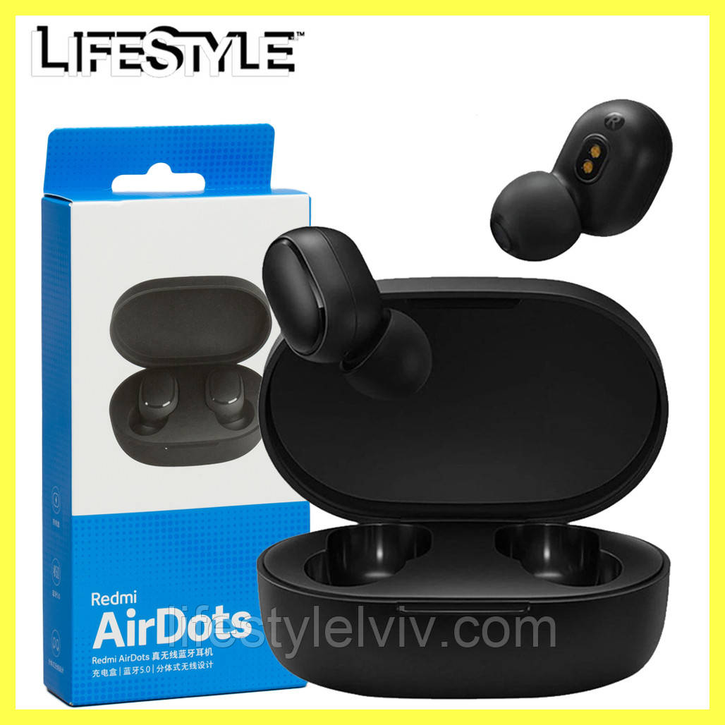 Бездротові навушники Xiaomi Redmi AirDots / Блютуз навушники (Репліка)
