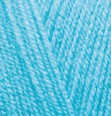 Нитки пряжа для в'язання акрилова SEKERIM BЕBЕ Шекерім бебі № 287 - бірюза