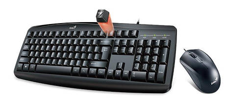 Комплект (клавіатура + мишка) Genius Smart KM-200 UA Чорний (31330003410), фото 1