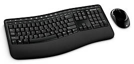 Комплект безпровідний (клавіатура + мишка) Microsoft Wireless Comfort Desktop 5050 RU Чорний