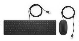 Комплект (клавіатура + мишка) провідний HP Pavilion 400 Чорний (4CE97AA)