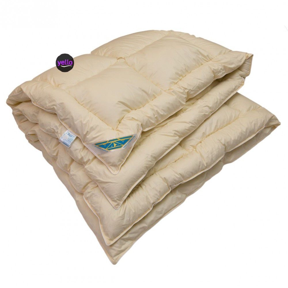 Тепла Ковдра з Premium еко-пуху Євро розмір 200х220см. тканина бавовна, фото 1