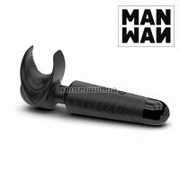 Мастурбатор-вібромасажер MAN.WAND, чудово для пар, вібро-мінету, 20 режимів