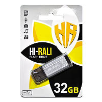 Флешка USB 2.0 32GB Hi-Rali Stark Series Silver (HI-32GBSTSL)