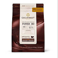 Экстра черный шоколад 80%, Power 80, Callebaut, 2.5 кг