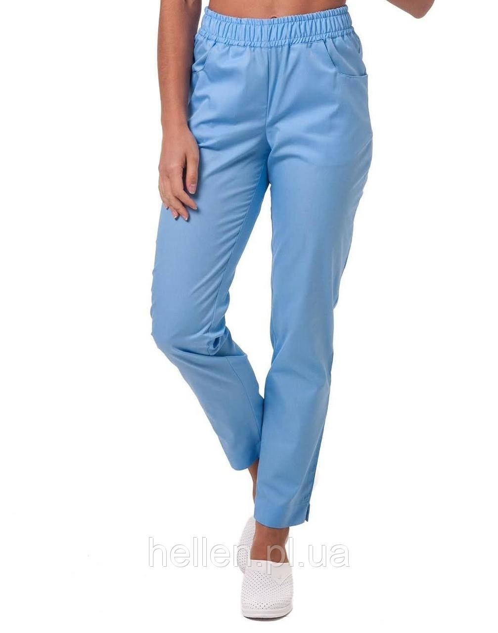 Штани медичні 7/8 небесний