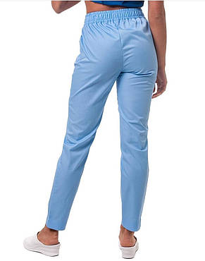 Штани медичні 7/8 небесний, фото 2