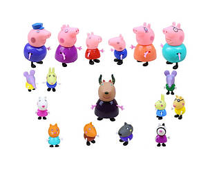 Набір друзі свинки Пеппи 17 героїв