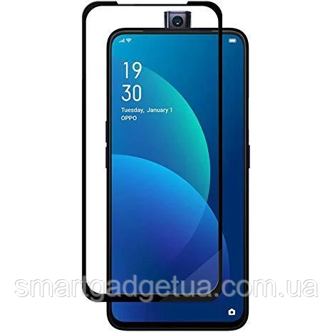 Захисне скло 9D, 9H Повне обклеювання для OPPO F11 Pro