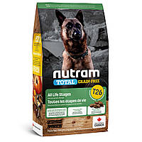 Nutram (Нутрам) T26 Total Grain-Free Lamb & Lentils Dog Food беззерновой корм з ягням, 20 кг