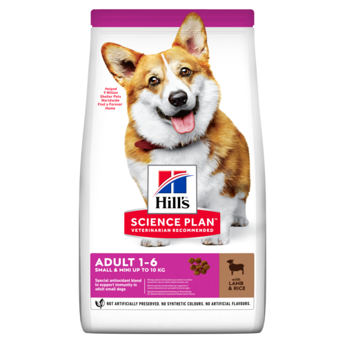 Hills (Хіллс) Adult Small & Miniature корм для дорослих собак малих і мініатюрних порід з ягням, 6 кг