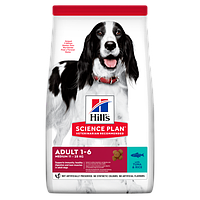Hills (Хиллс) Adult Medium Breed Tuna & Rice сухой корм для собак средних пород с тунцом, 2.5 кг