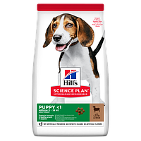 Hills (Хіллс) Puppy Medium Breed Lamb & Rice сухий корм для цуценят з ягням, 2.5 кг