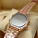 Кварцові (електронні) наручний годинник Casio A168 Old School бронзового кольору AAA копія AAA copy High Copy, фото 5